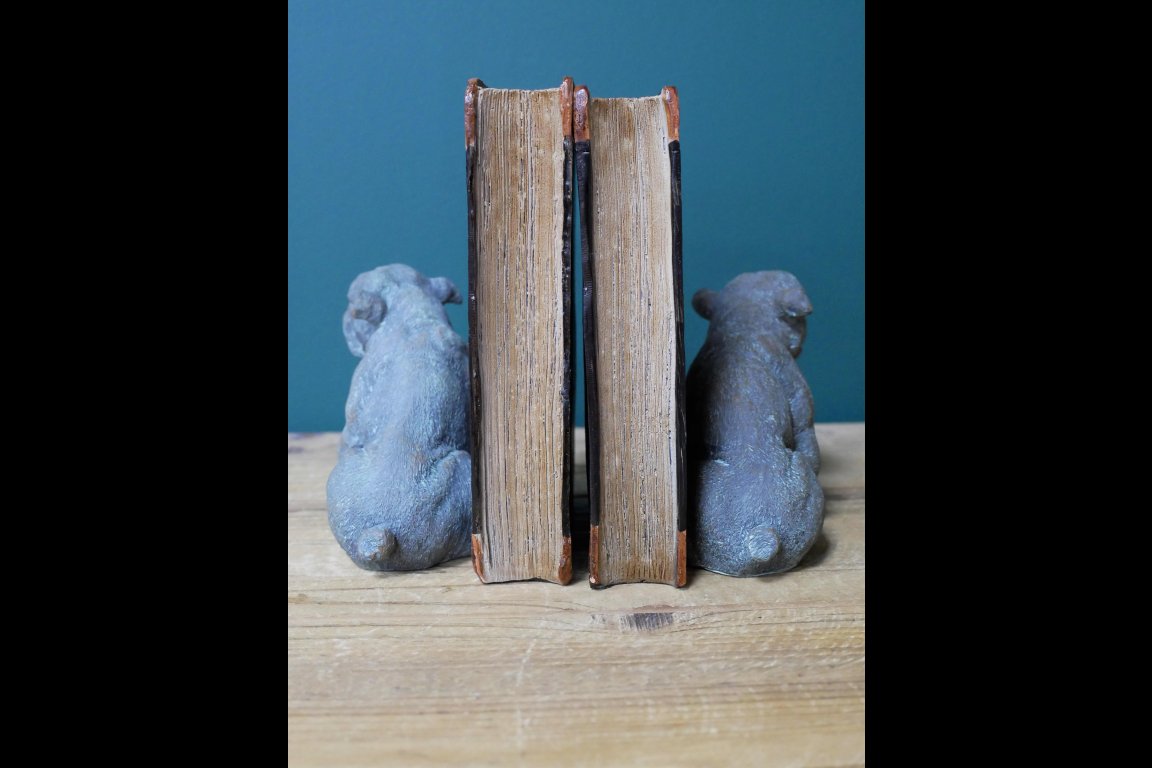 Bulldog Bookends