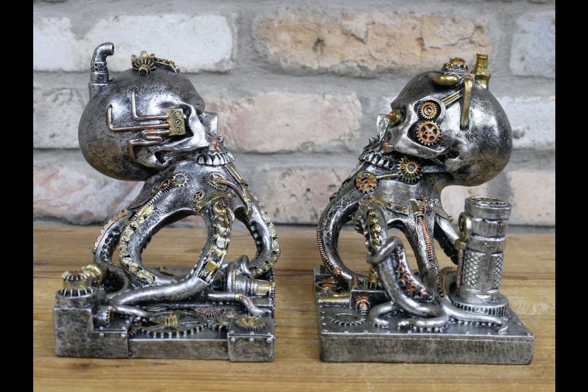 Steampunk Bookends