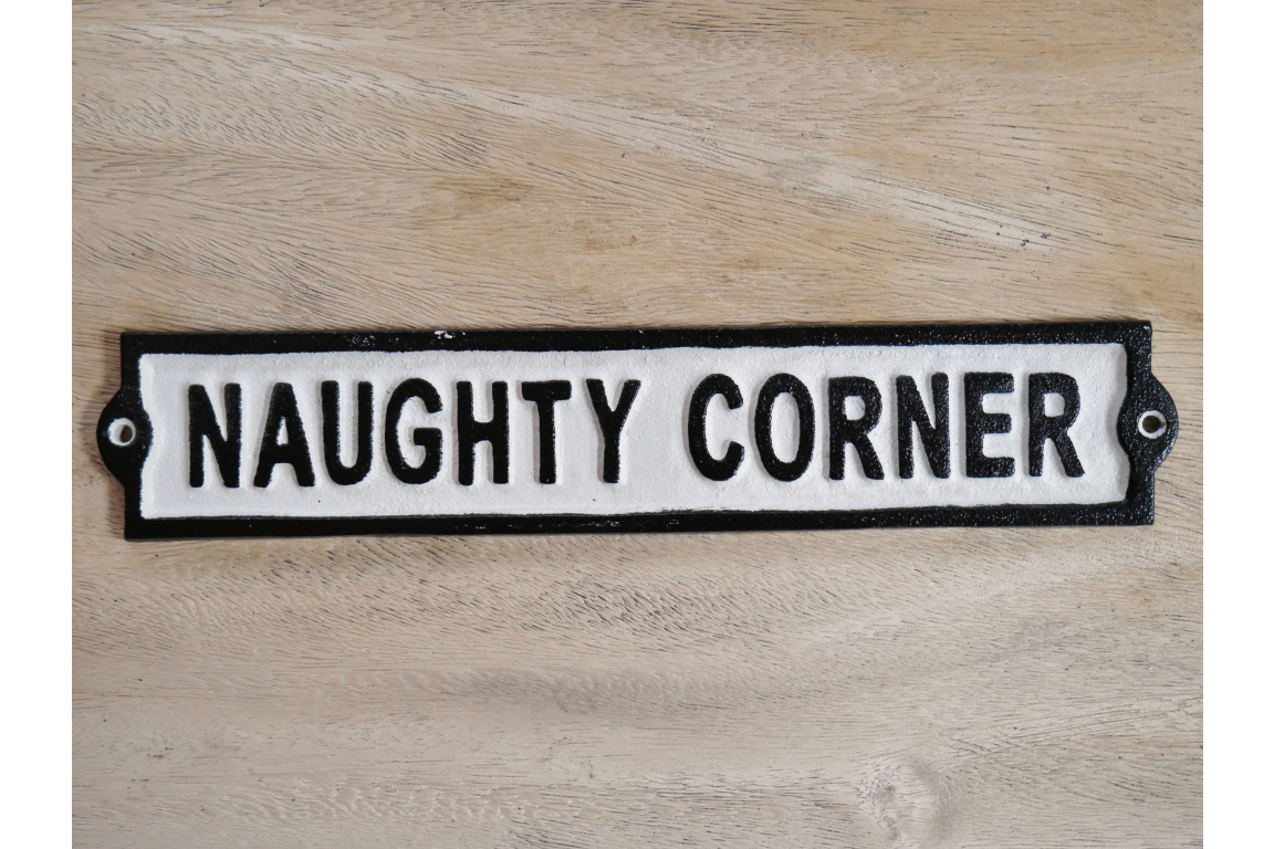 Sign (naughty corner)