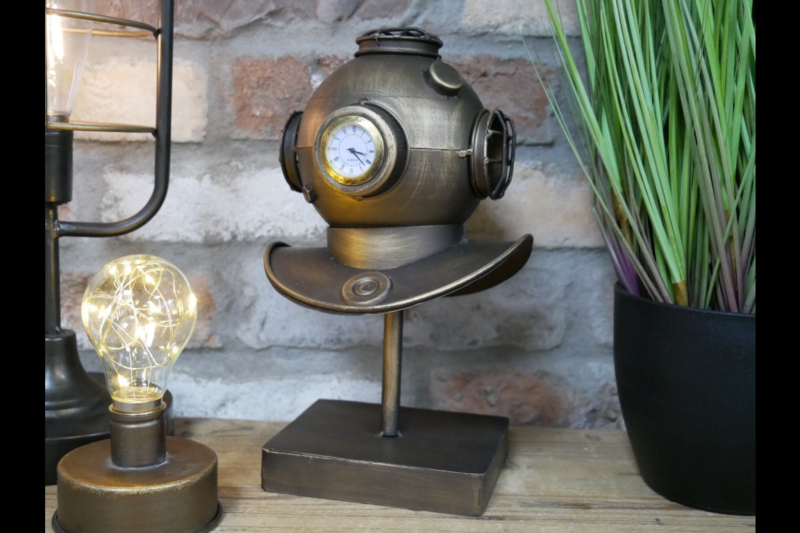 Divers Helmet Clock