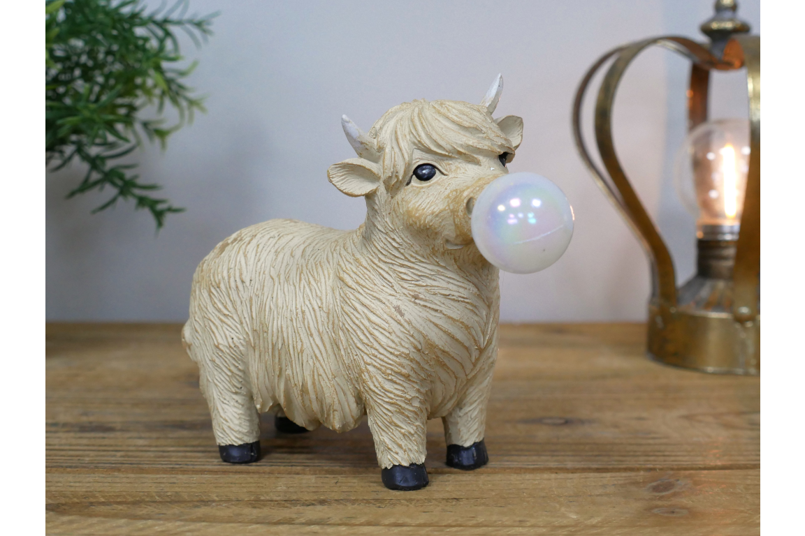 Cow Blowing Gum