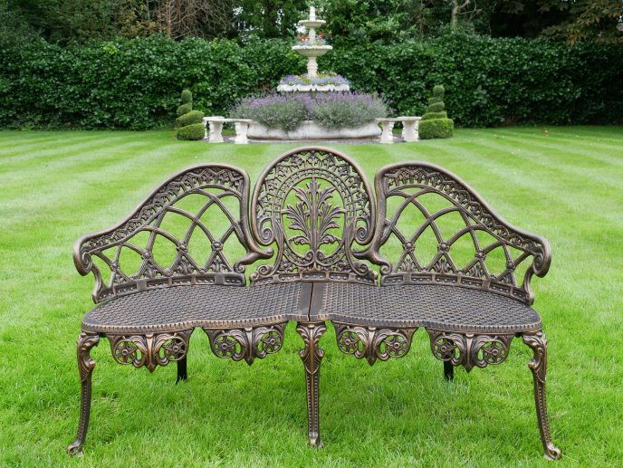 Aluminium Bench - Bronze Finish