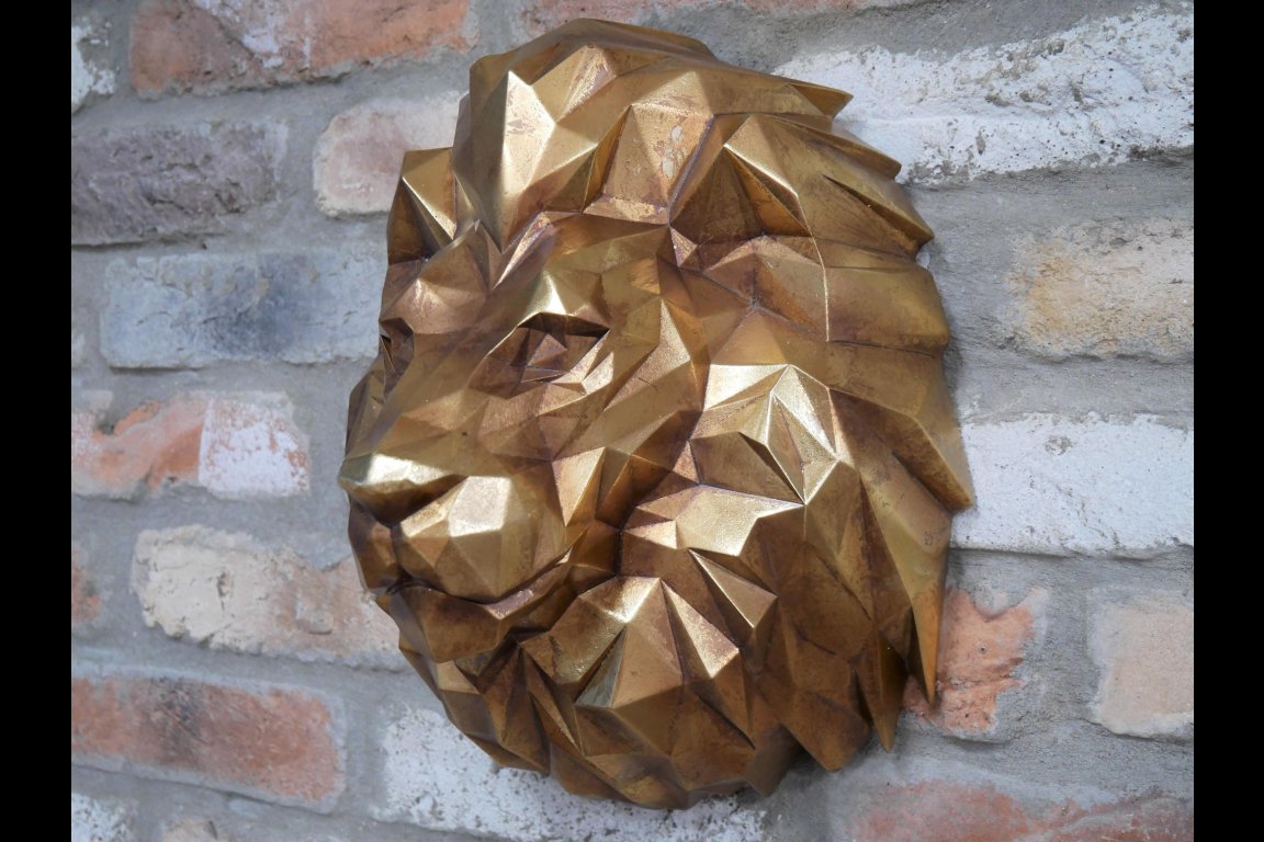 Geometric Lion Head