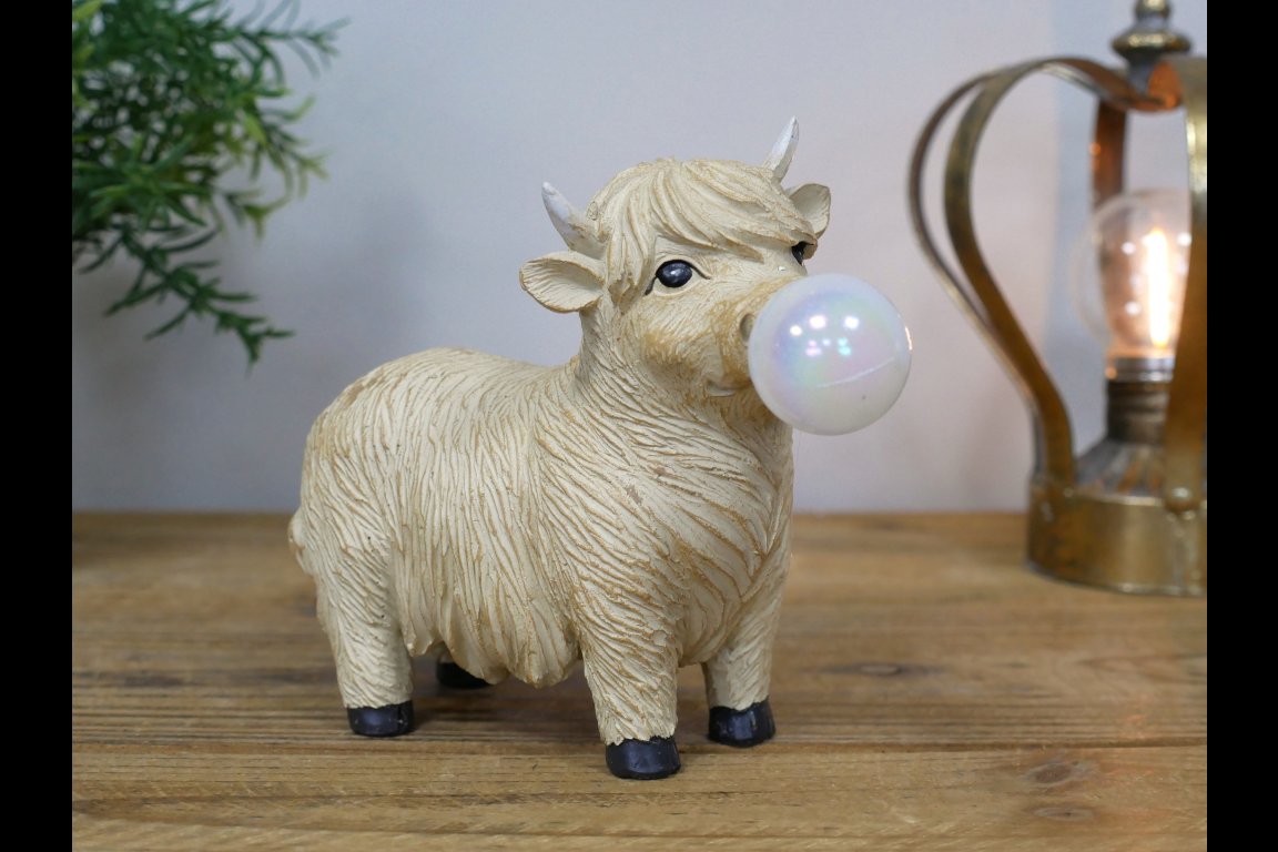 Cow Blowing Gum
