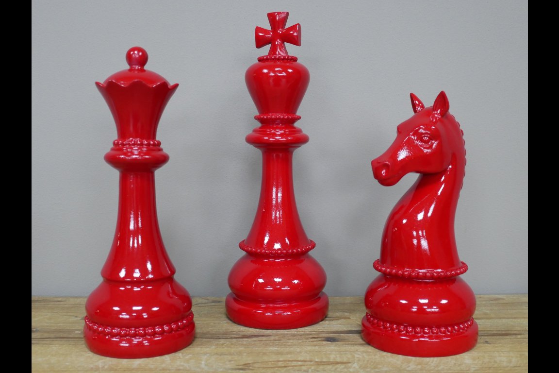 Set Of 3 Chess Pieces