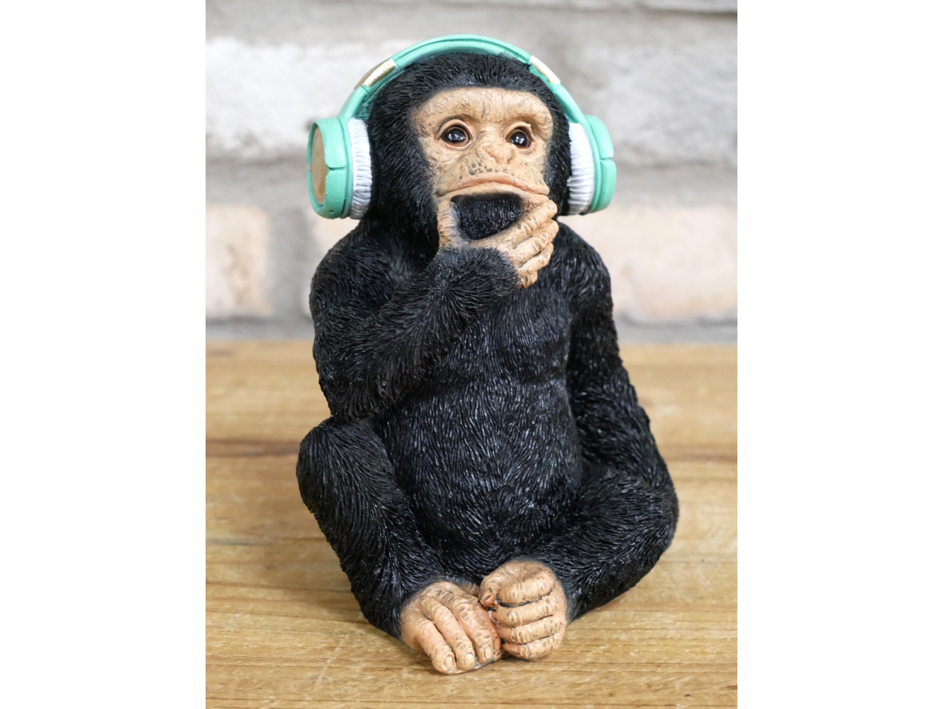 Monkey With Headphones