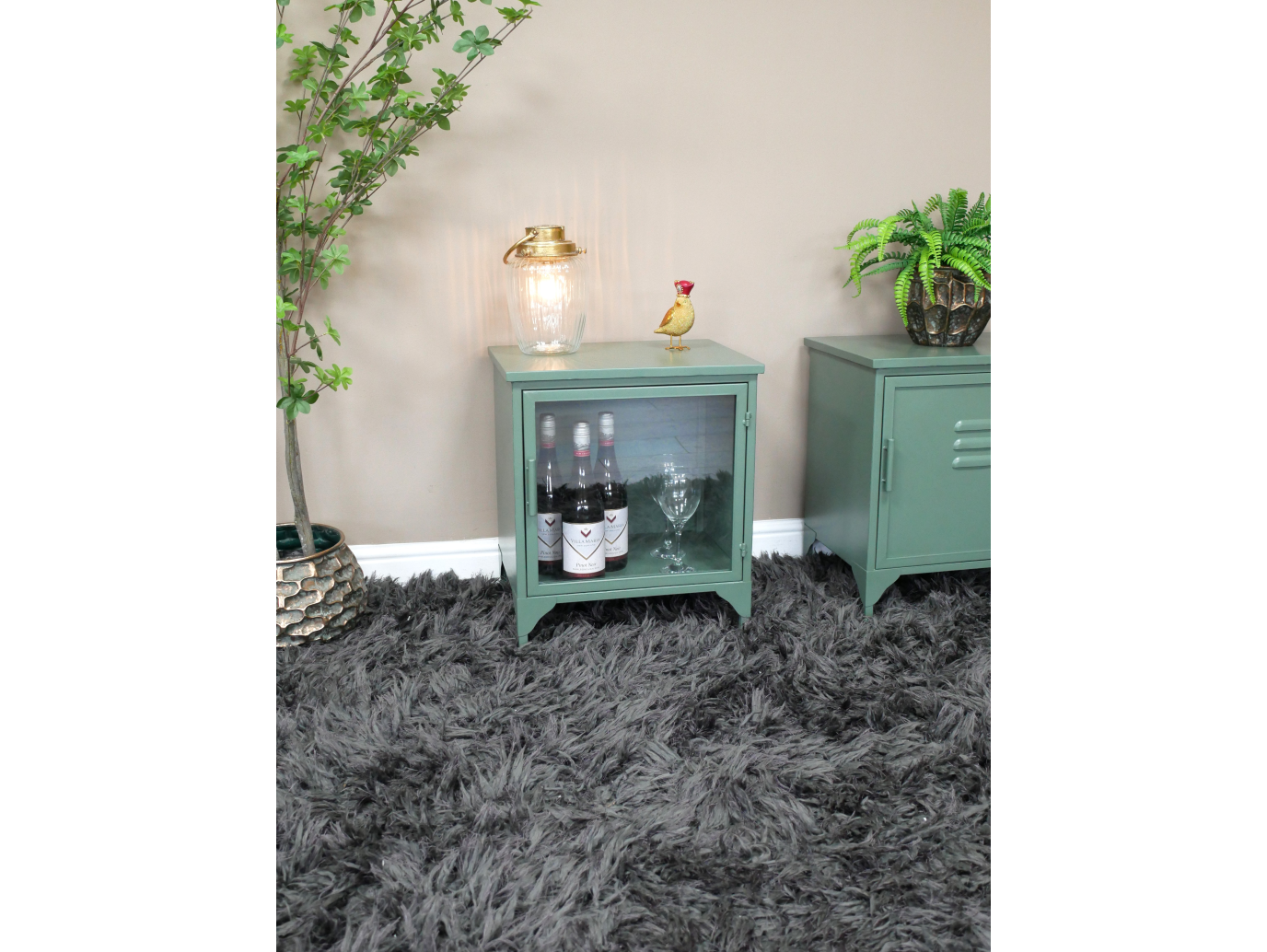 Industrial Bedside Cabinet