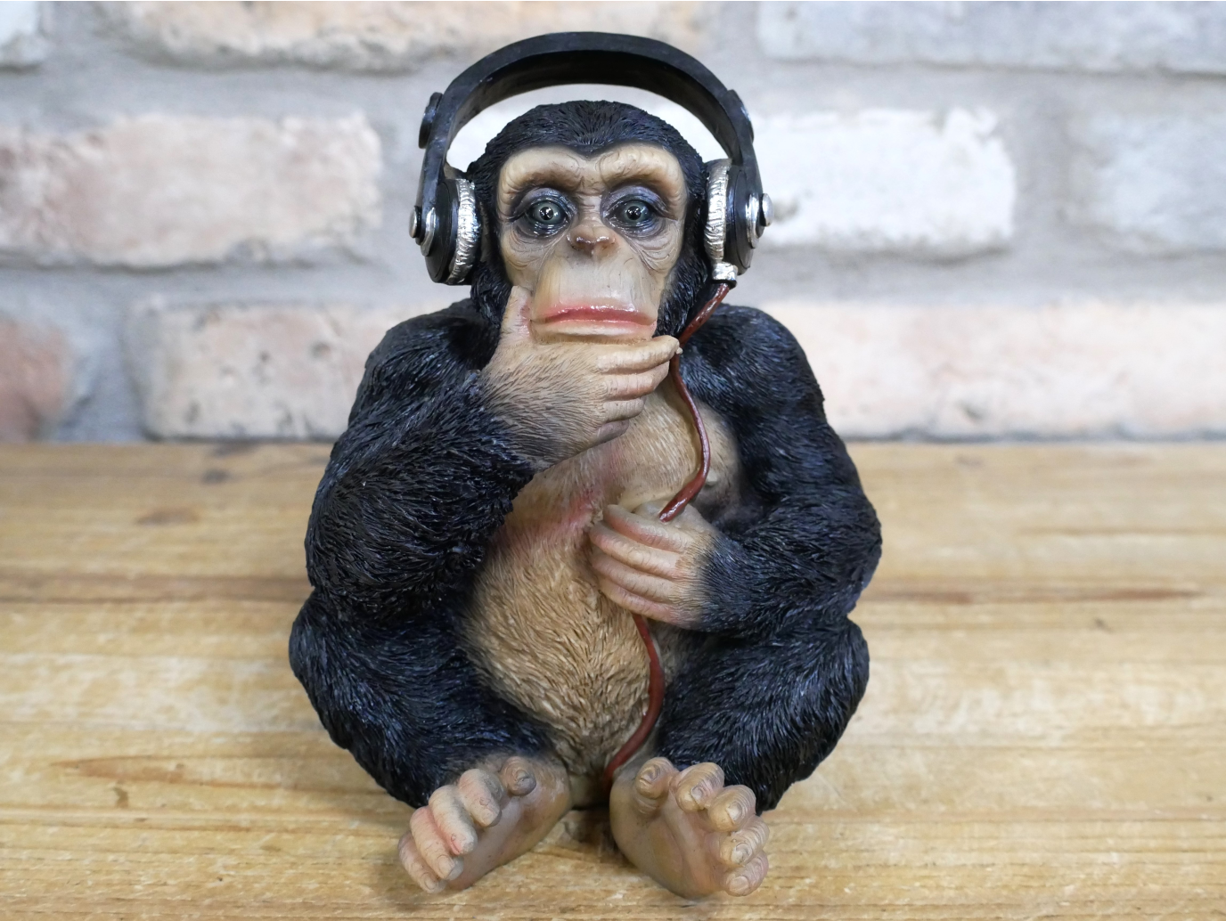 Monkey With Headphones