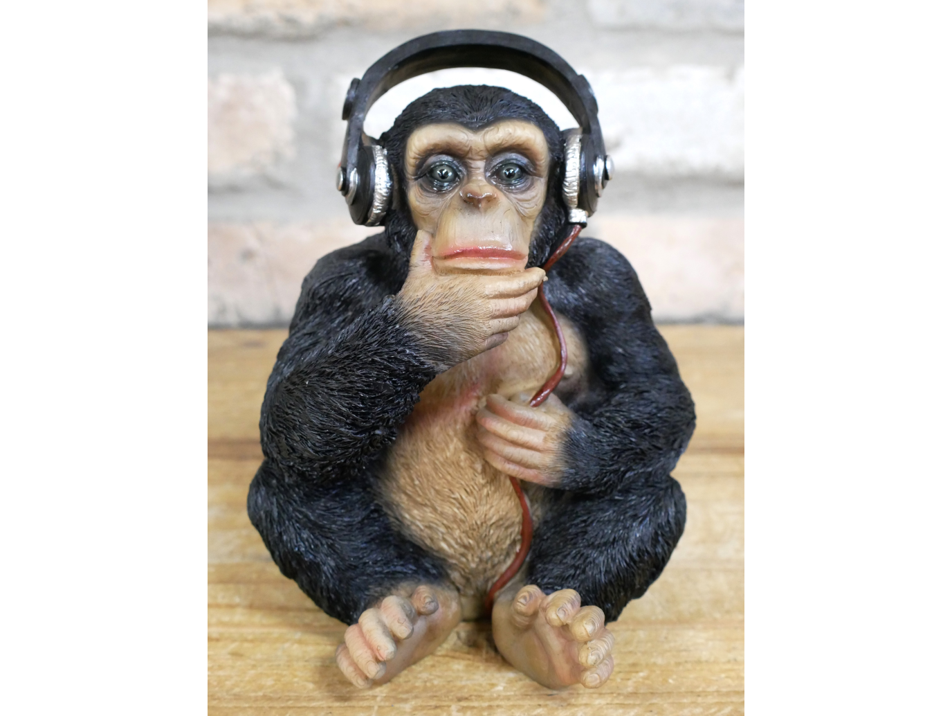 Monkey With Headphones
