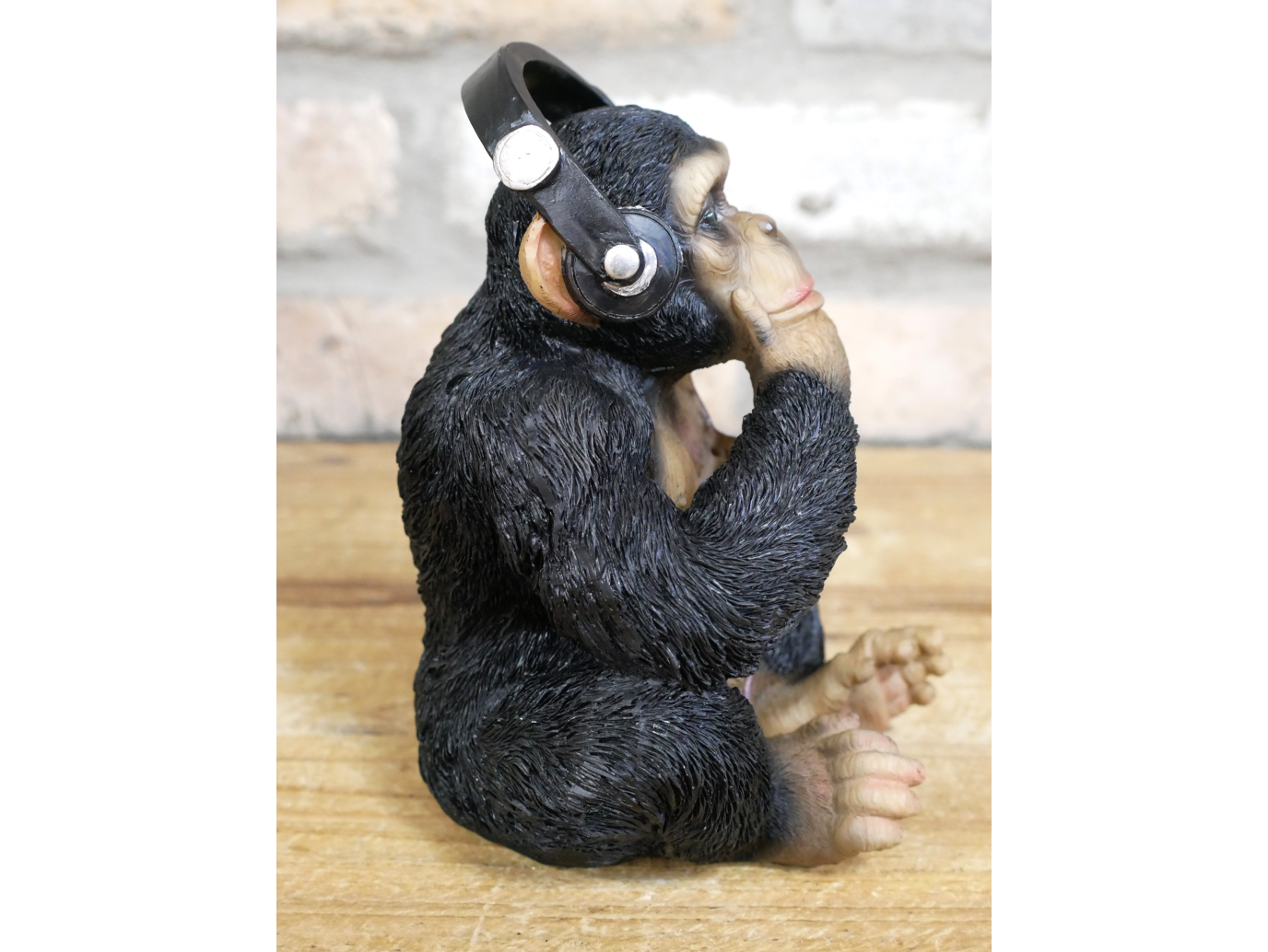 Monkey With Headphones