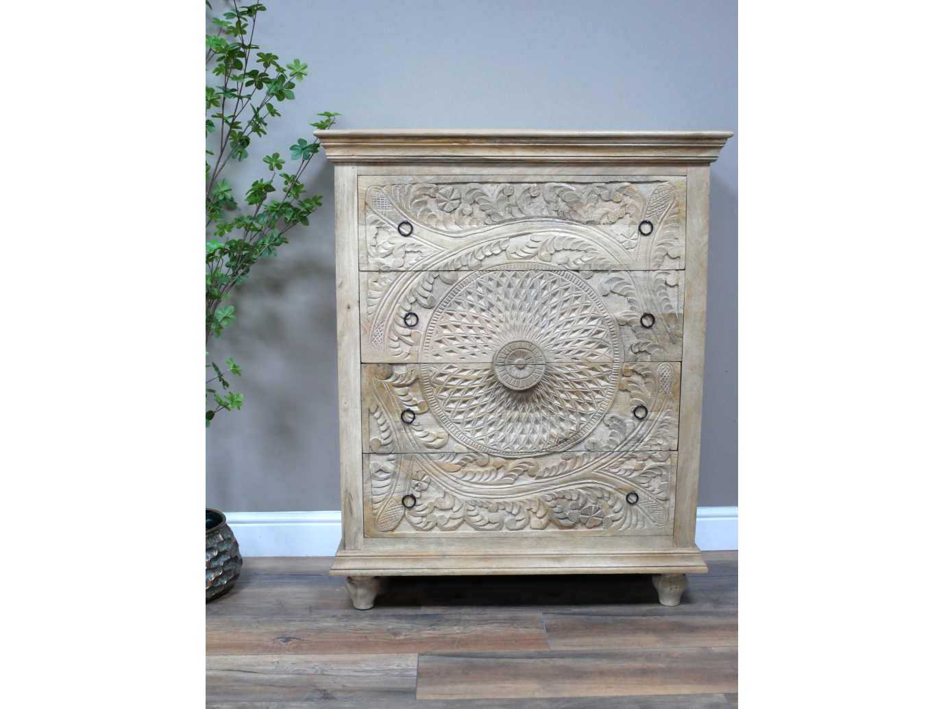 Carved Chest Of Drawers