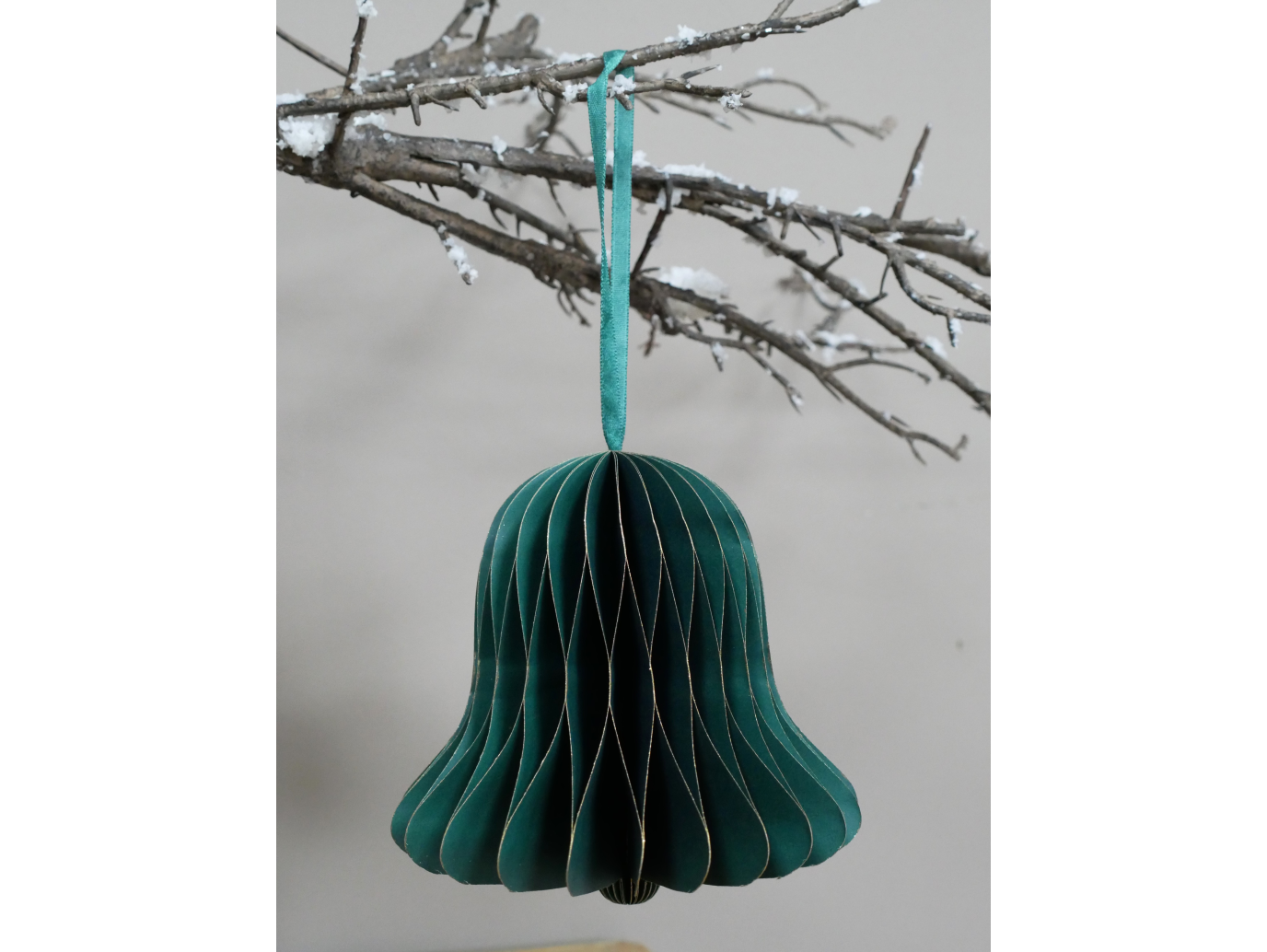 Set of 4 Decorations (15cm) - Green