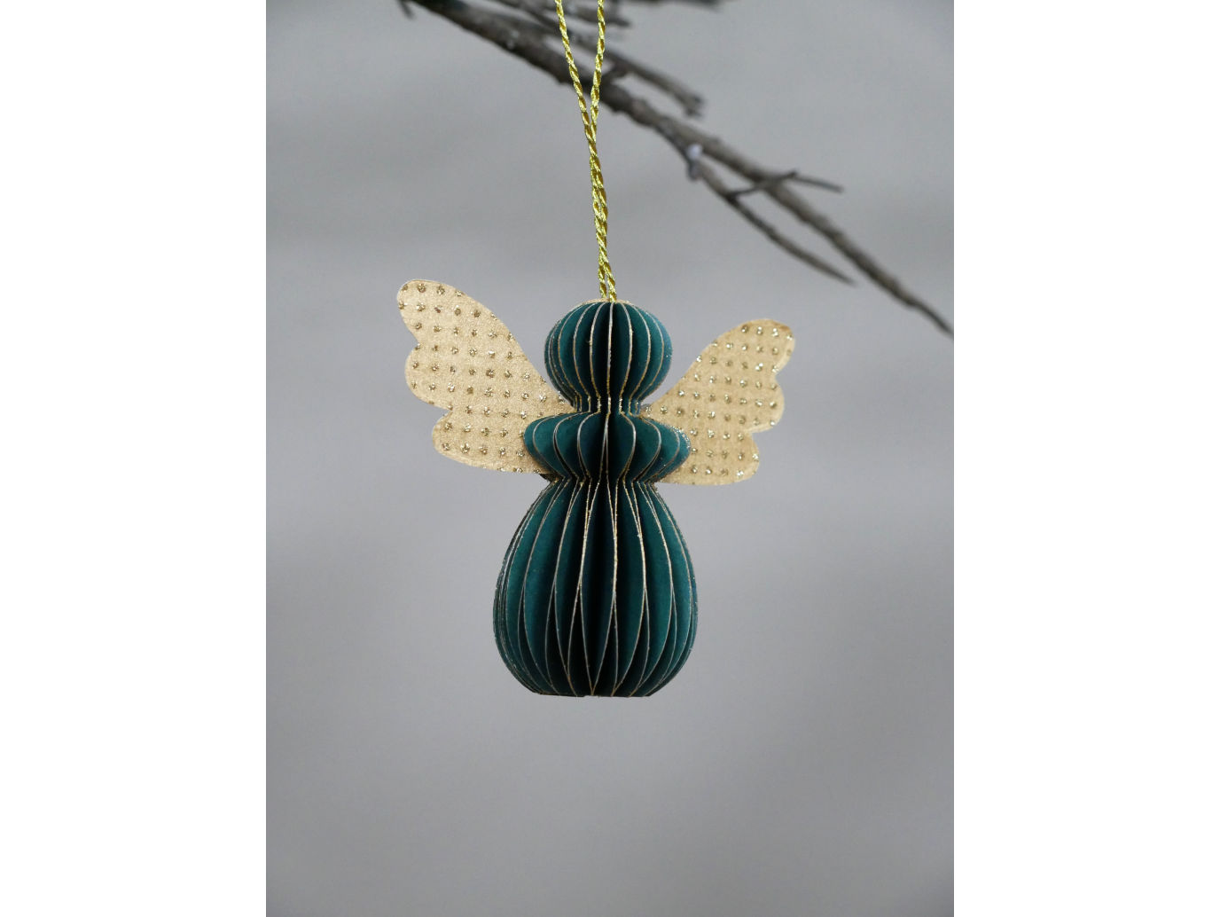 Set Of 6 Angels - Green