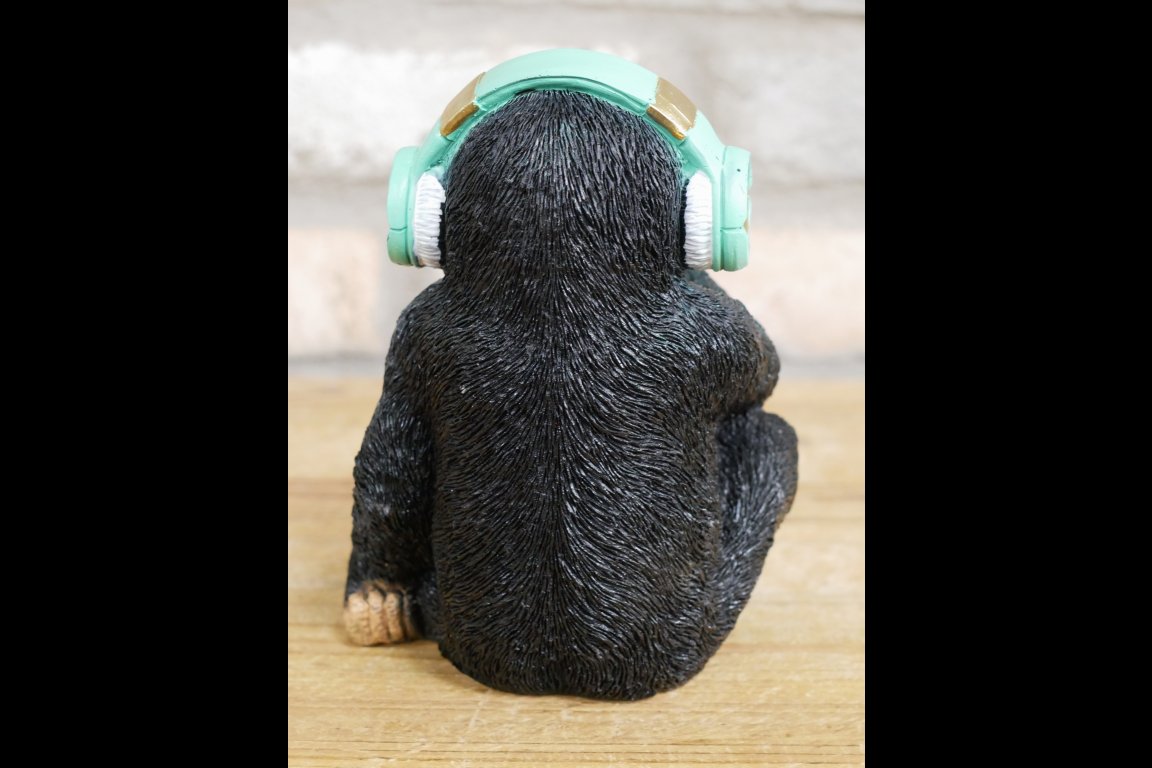Monkey With Headphones