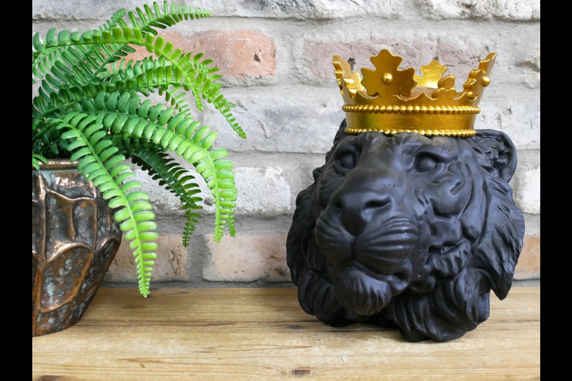 Lion Head With Crown