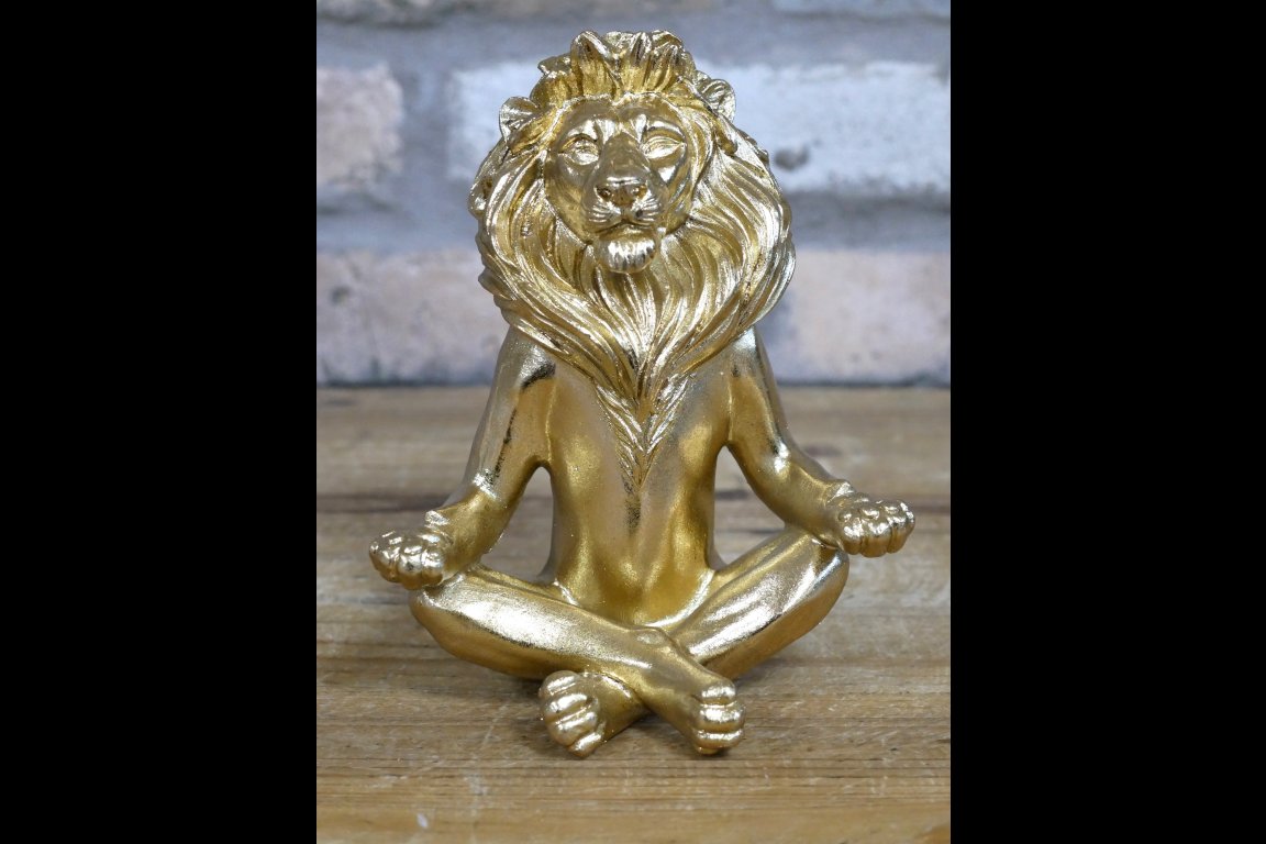 Set Of 3 Yoga Lions