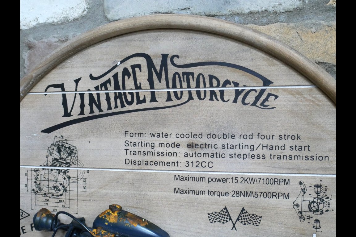 Motorbike Clock