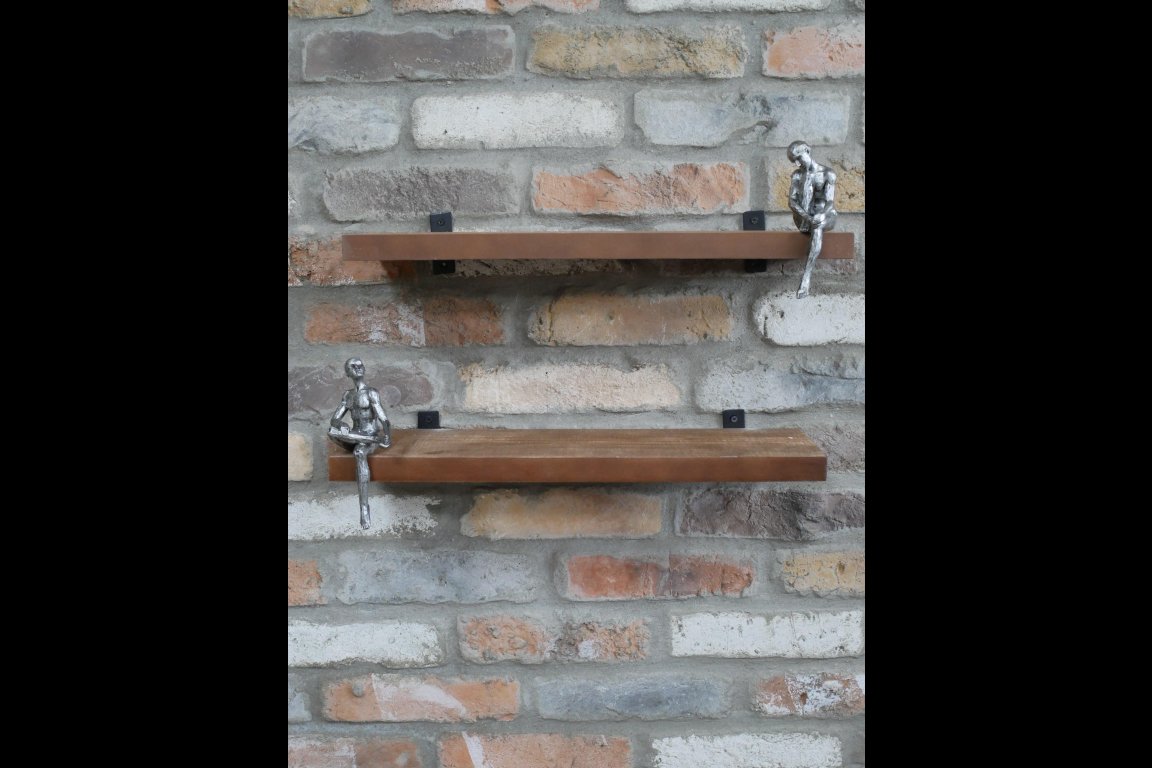 Set Of 2 Shelves with Shelf Sitter