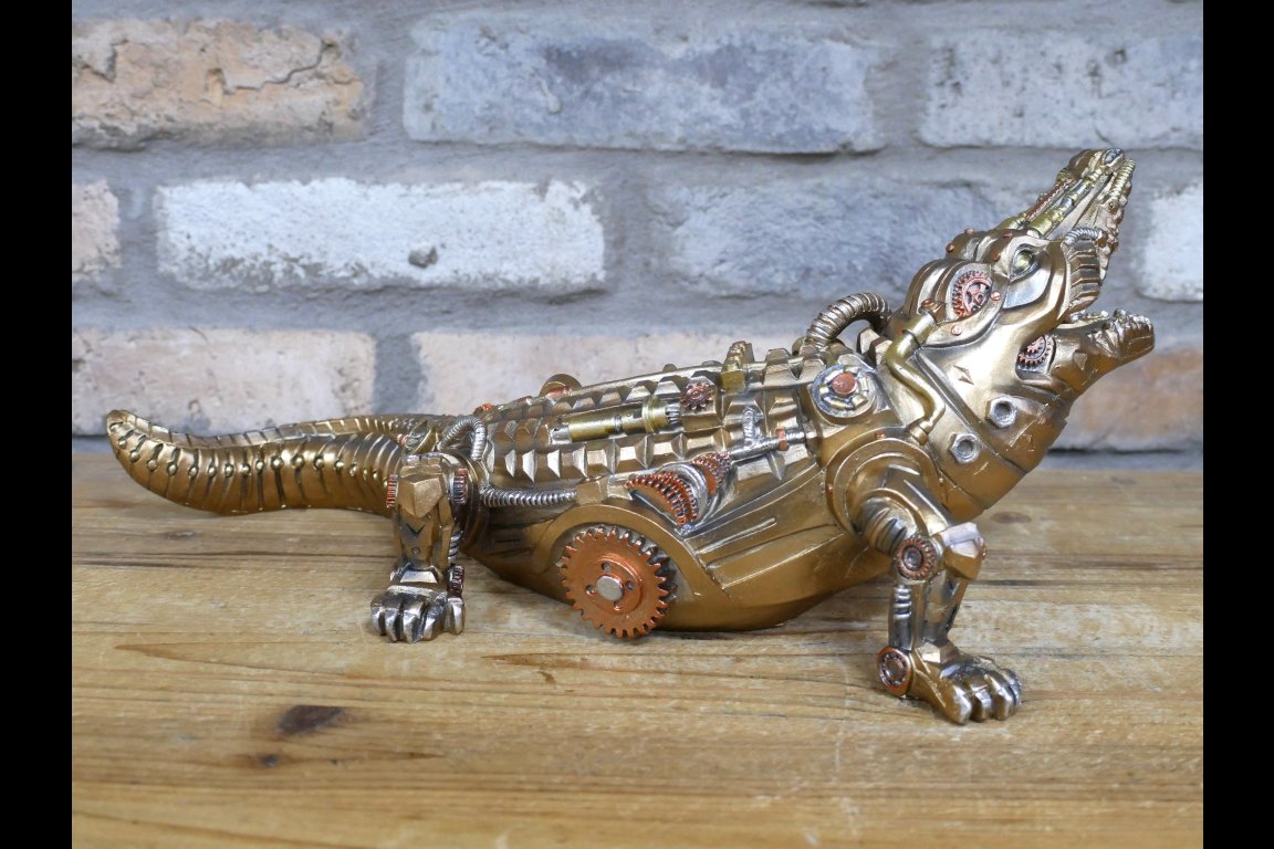 Steampunk Crocodile