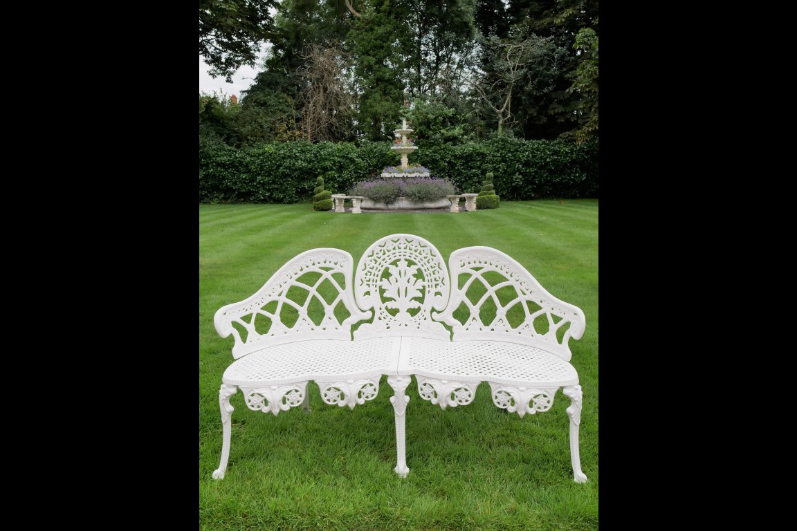 Aluminium Bench - White Finish