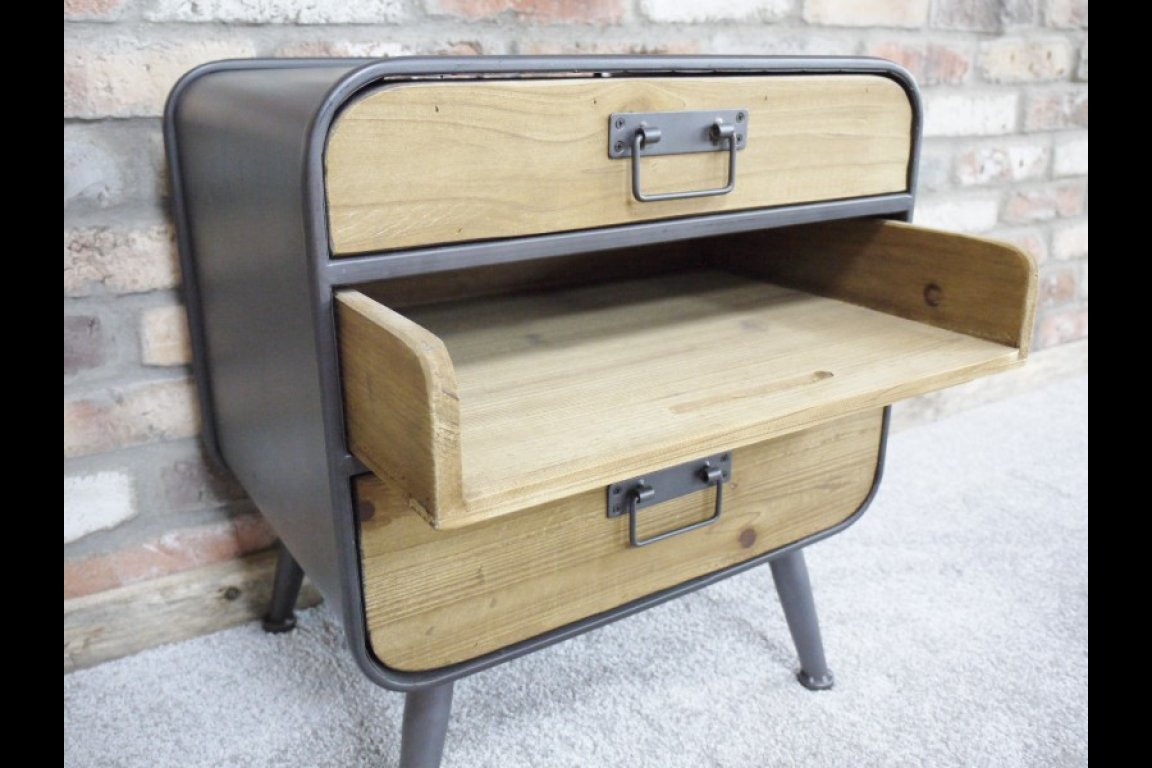 Retro Industrial Cabinet