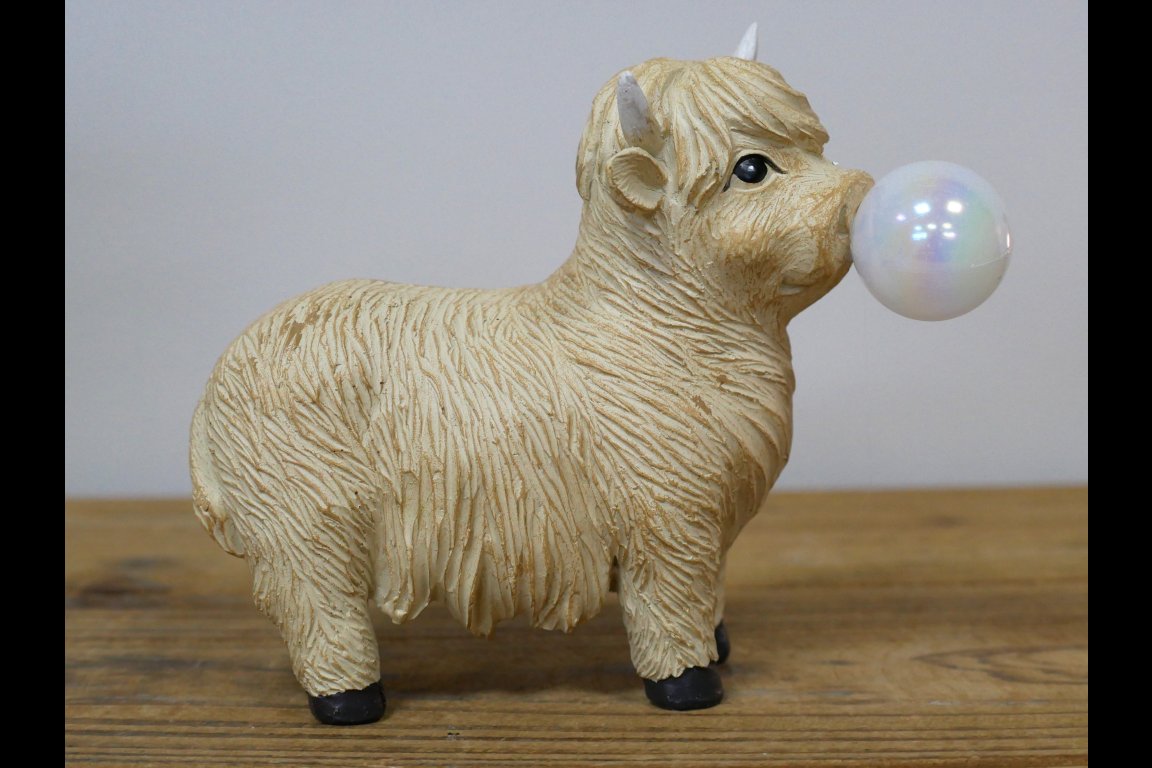 Cow Blowing Gum