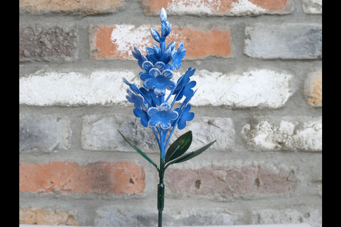 Metal Flower - Blue