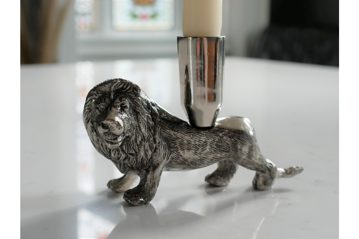 Lion Candle Holder