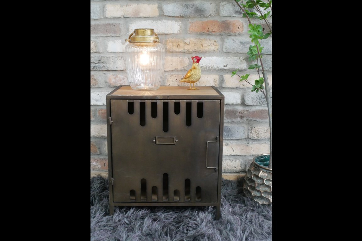 Industrial Bedside Cabinet