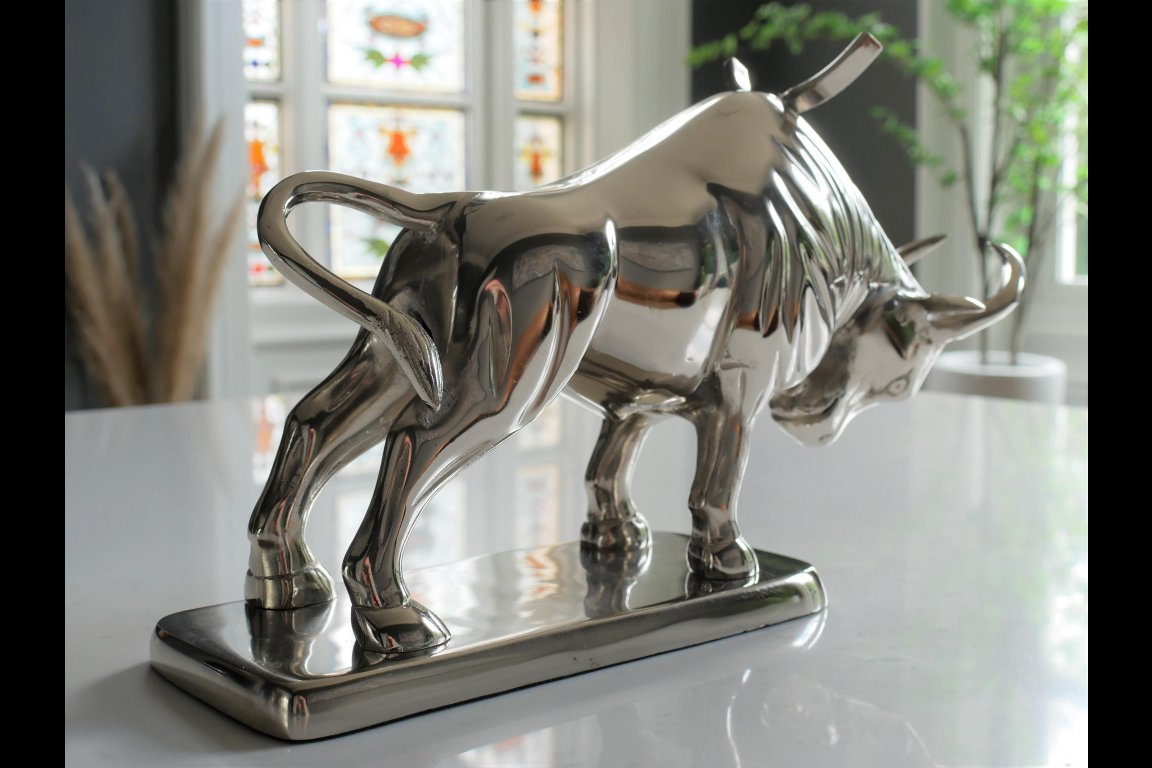 Bull Bottle Holder With Base