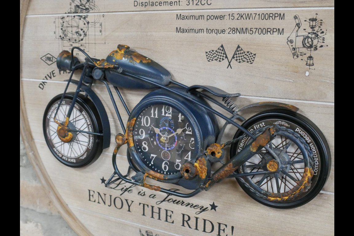 Motorbike Clock