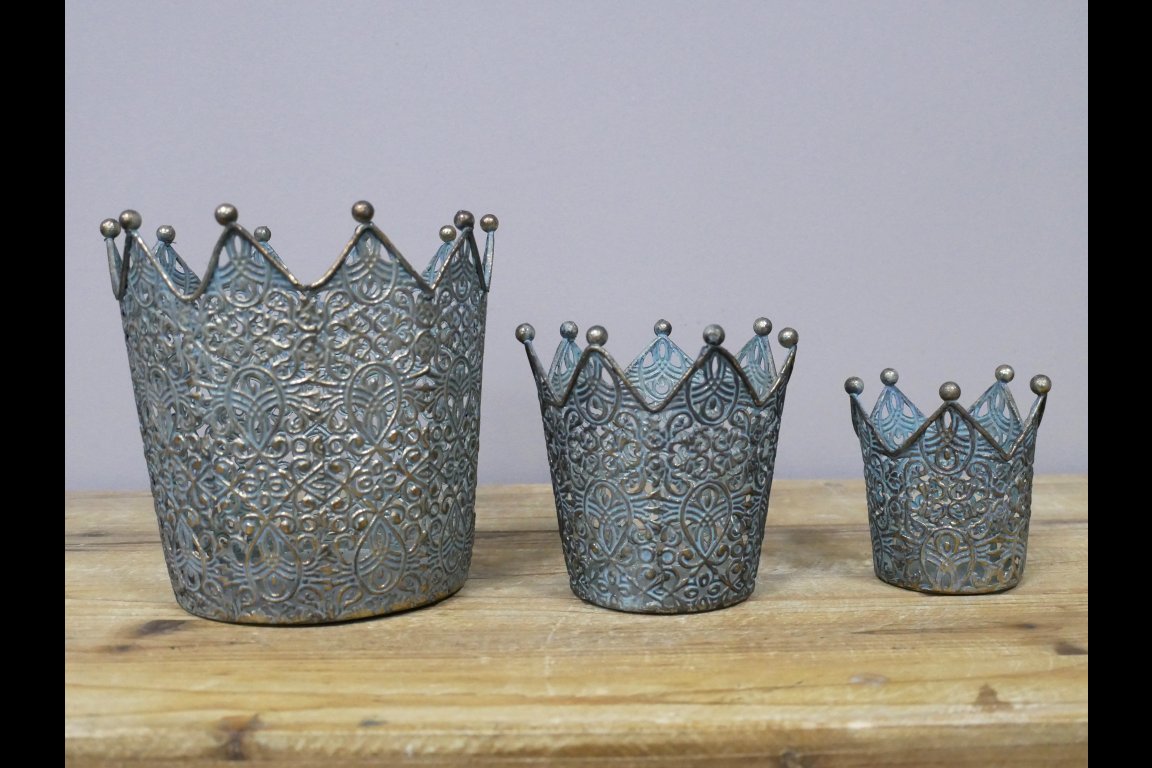 Set Of 3 Candle Holders