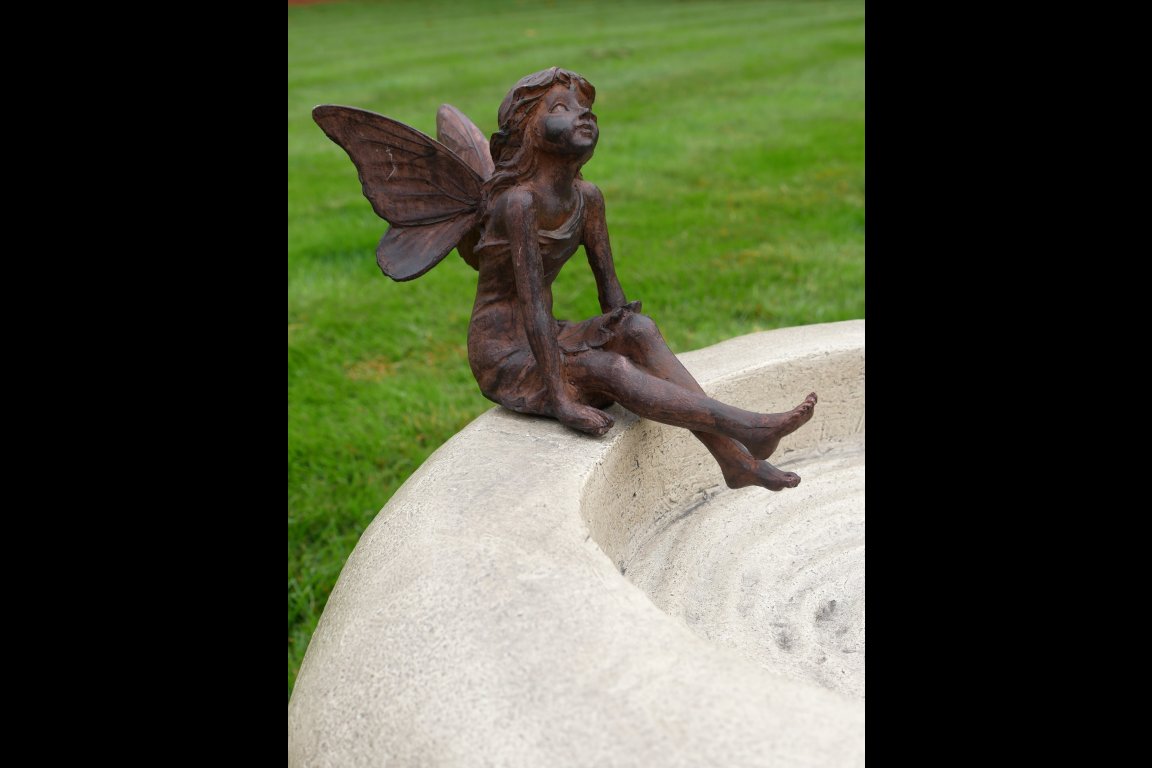 Bird Bath With Fairies