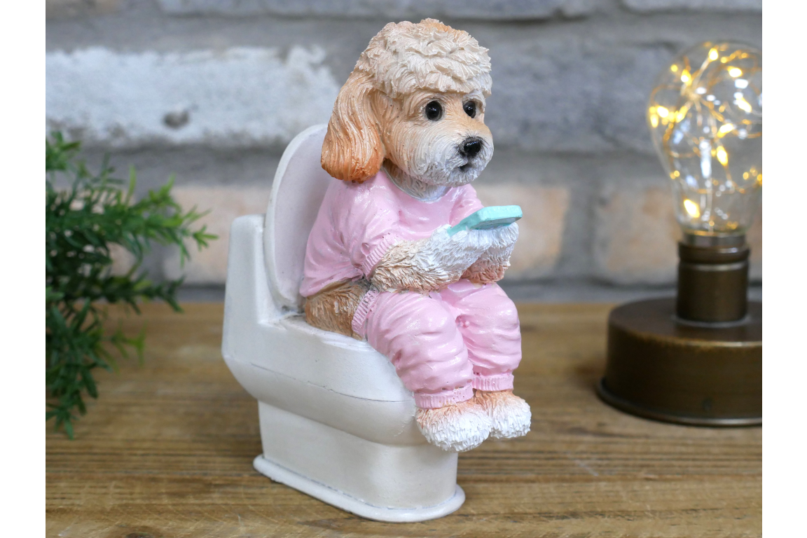 Dog On The Loo