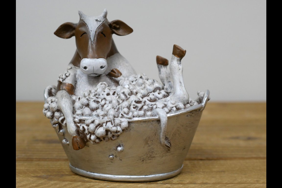 Cow In The Bath
