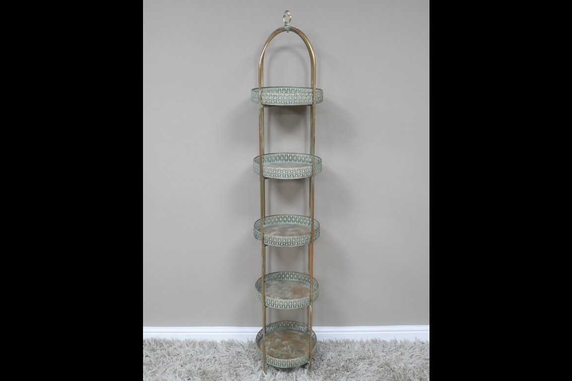 Moroccan Style 5 Tier Shelves