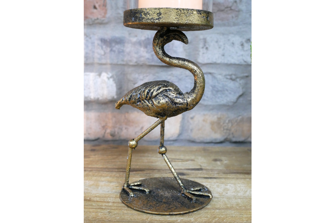 Flamingo Candle Holder