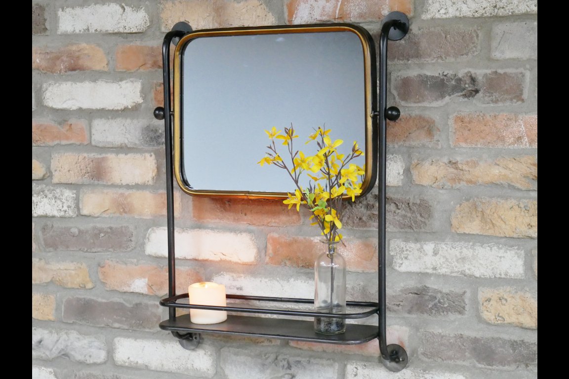 Mirror With Shelf