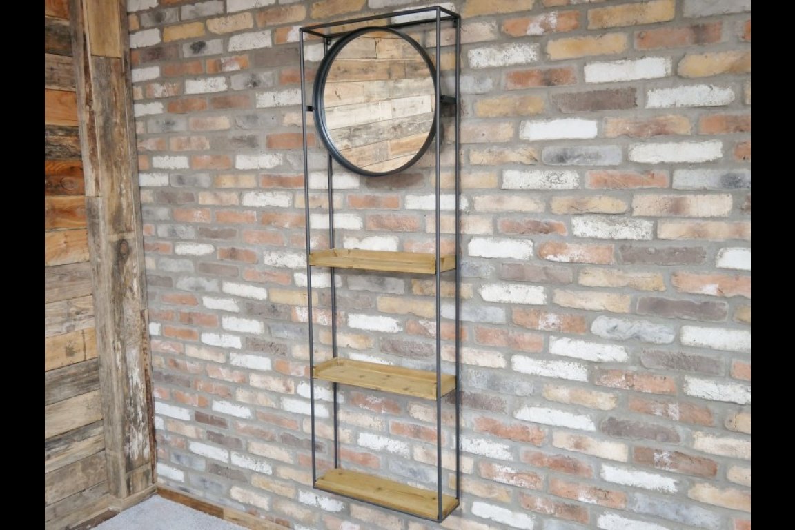 Industrial Wall Unit with mirror