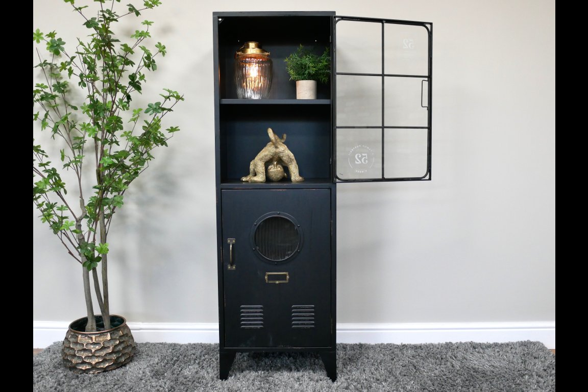Black Industrial Cabinet