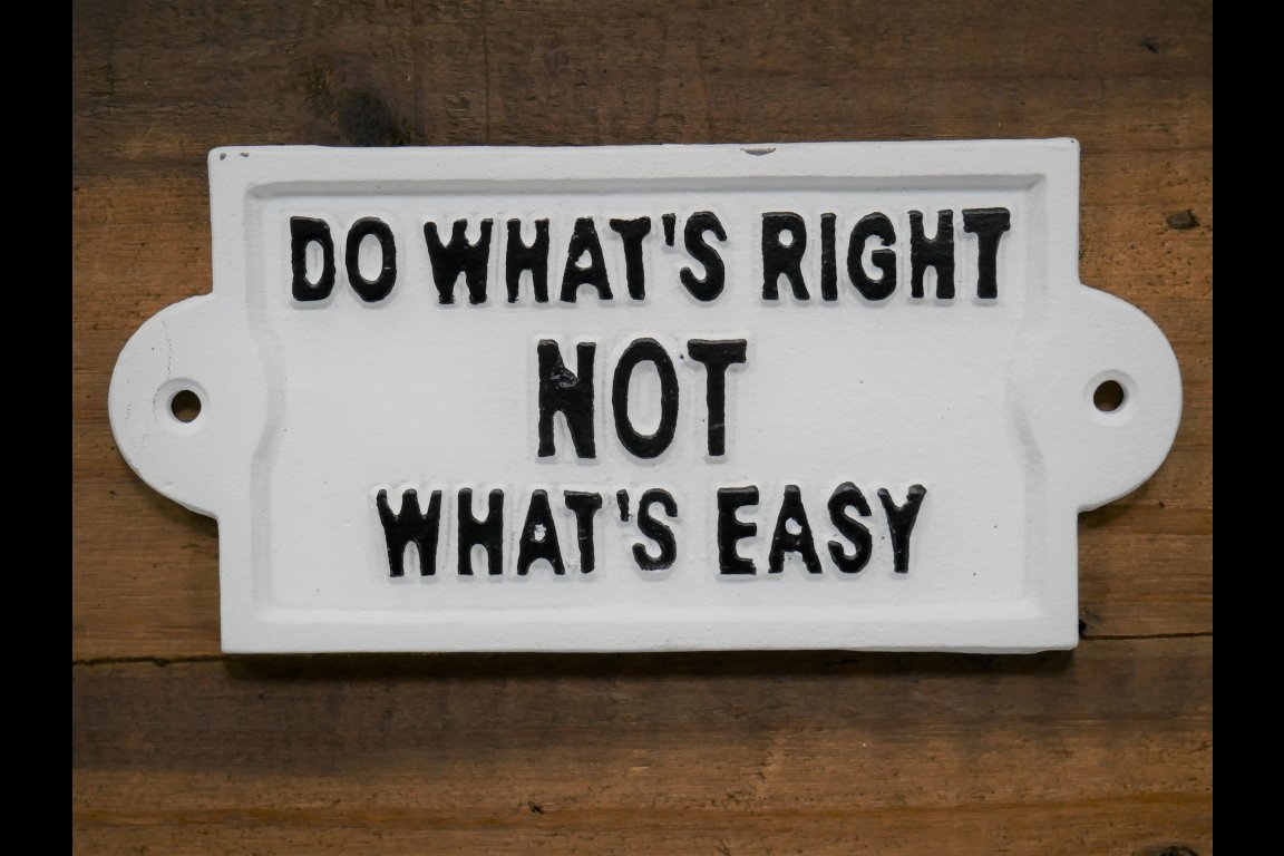 Sign (Do Whats Right)