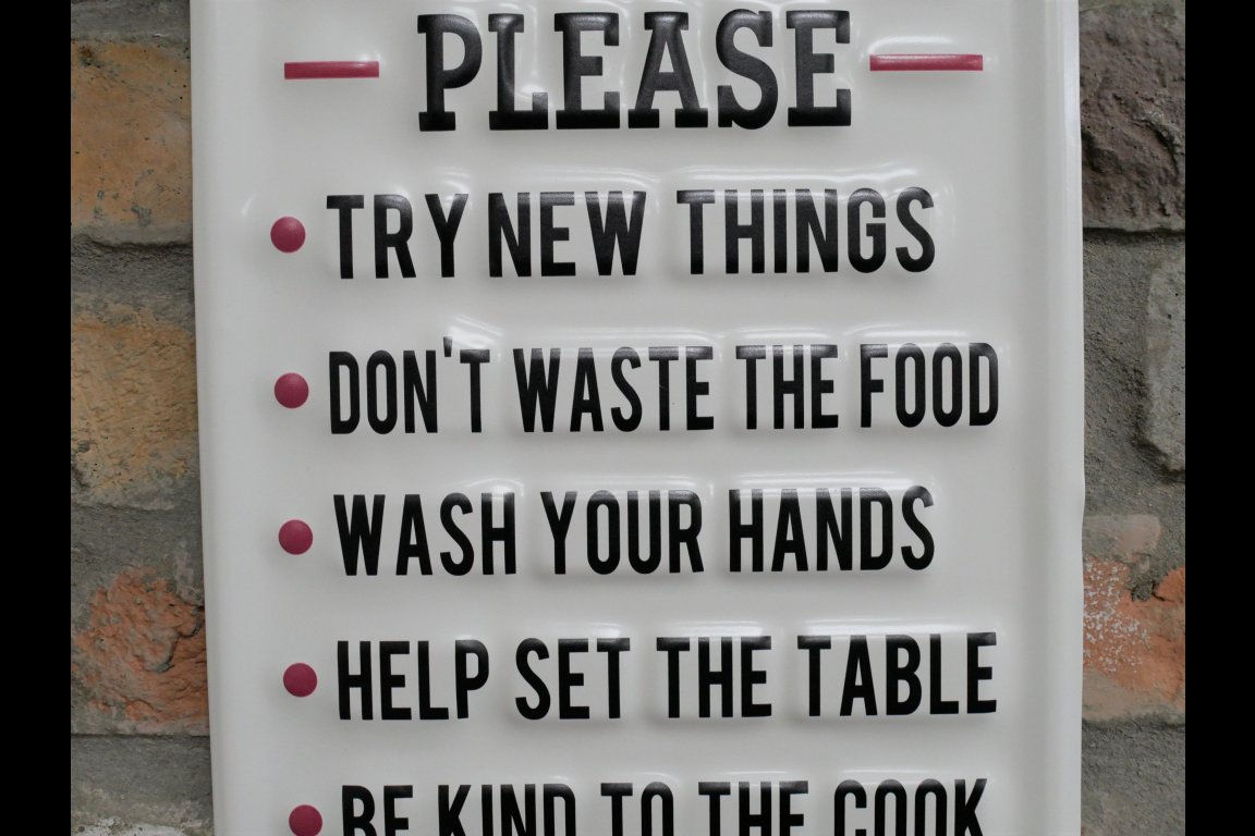 Sign (Kitchen Rules)