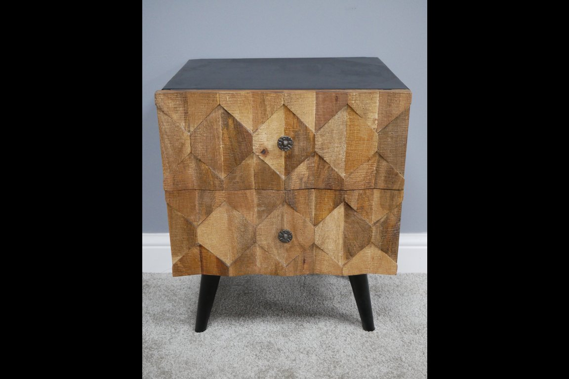 Industrial Bedside Cabinet *