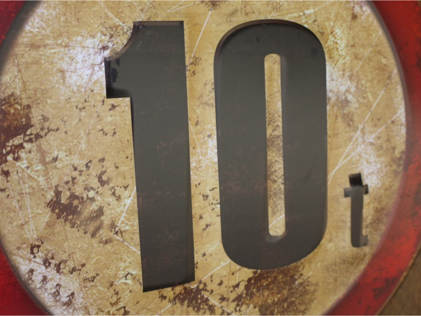 10t Sign