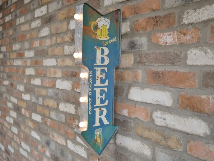 Beer Light Up Sign