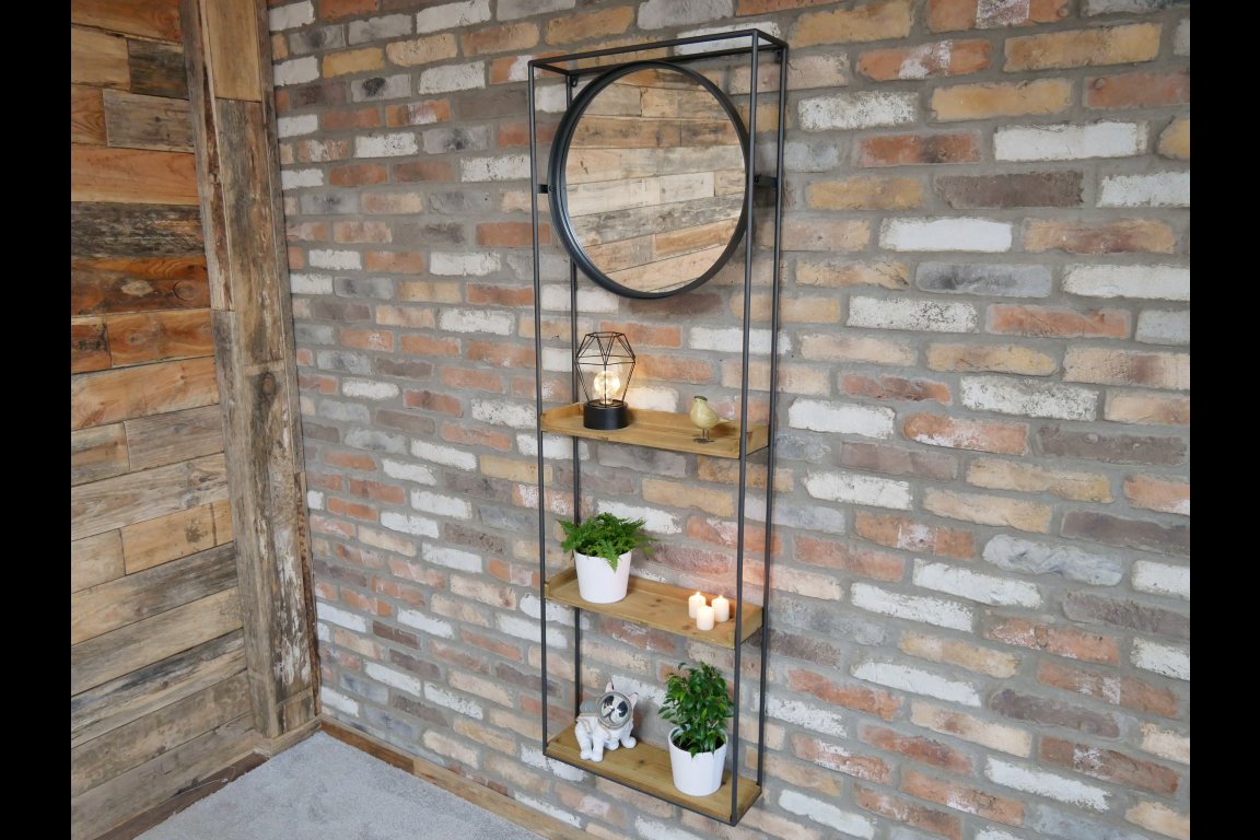Industrial Wall Unit with mirror
