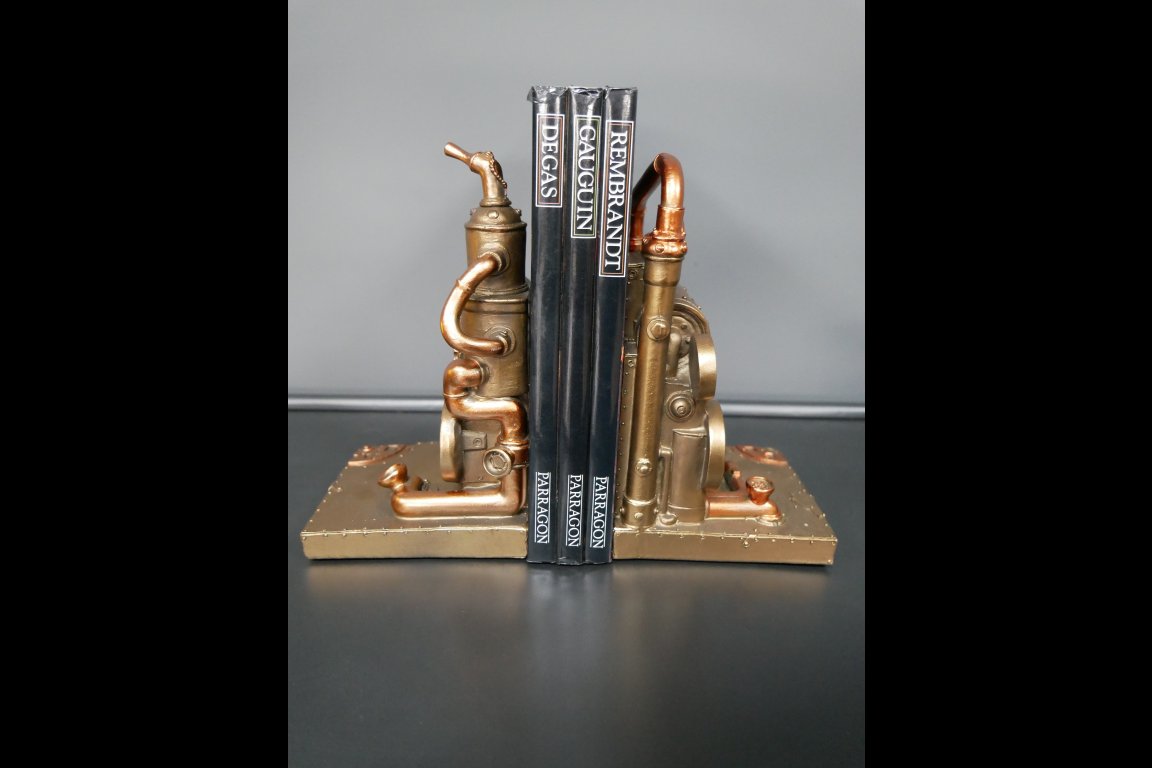 Steampunk Bookends