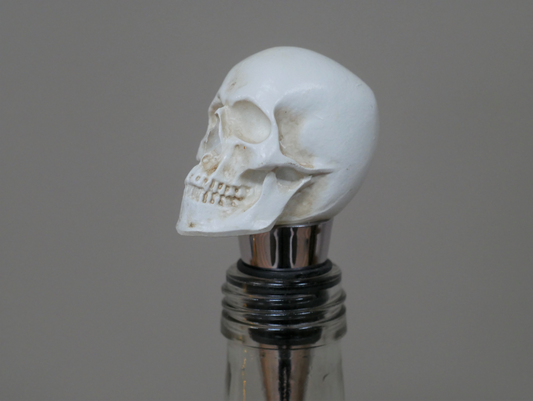 Skull Wine Topper