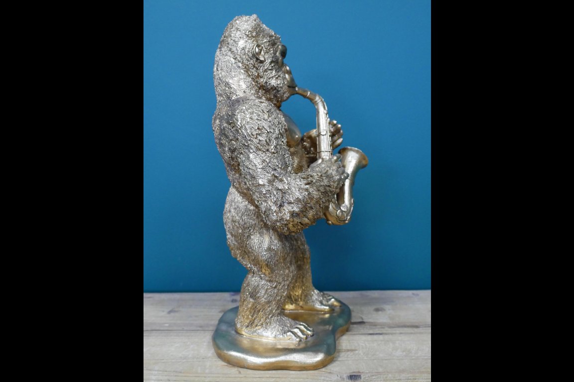 Gorilla Playing Sax