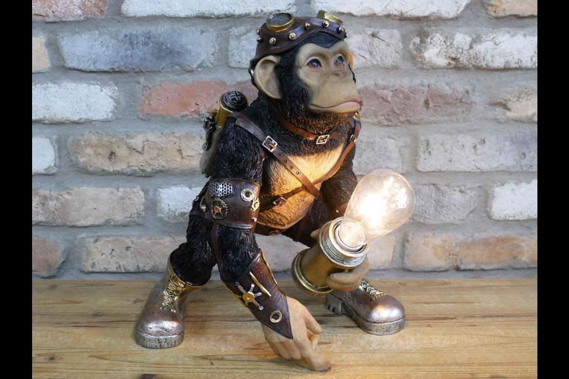 Steampunk Monkey Light
